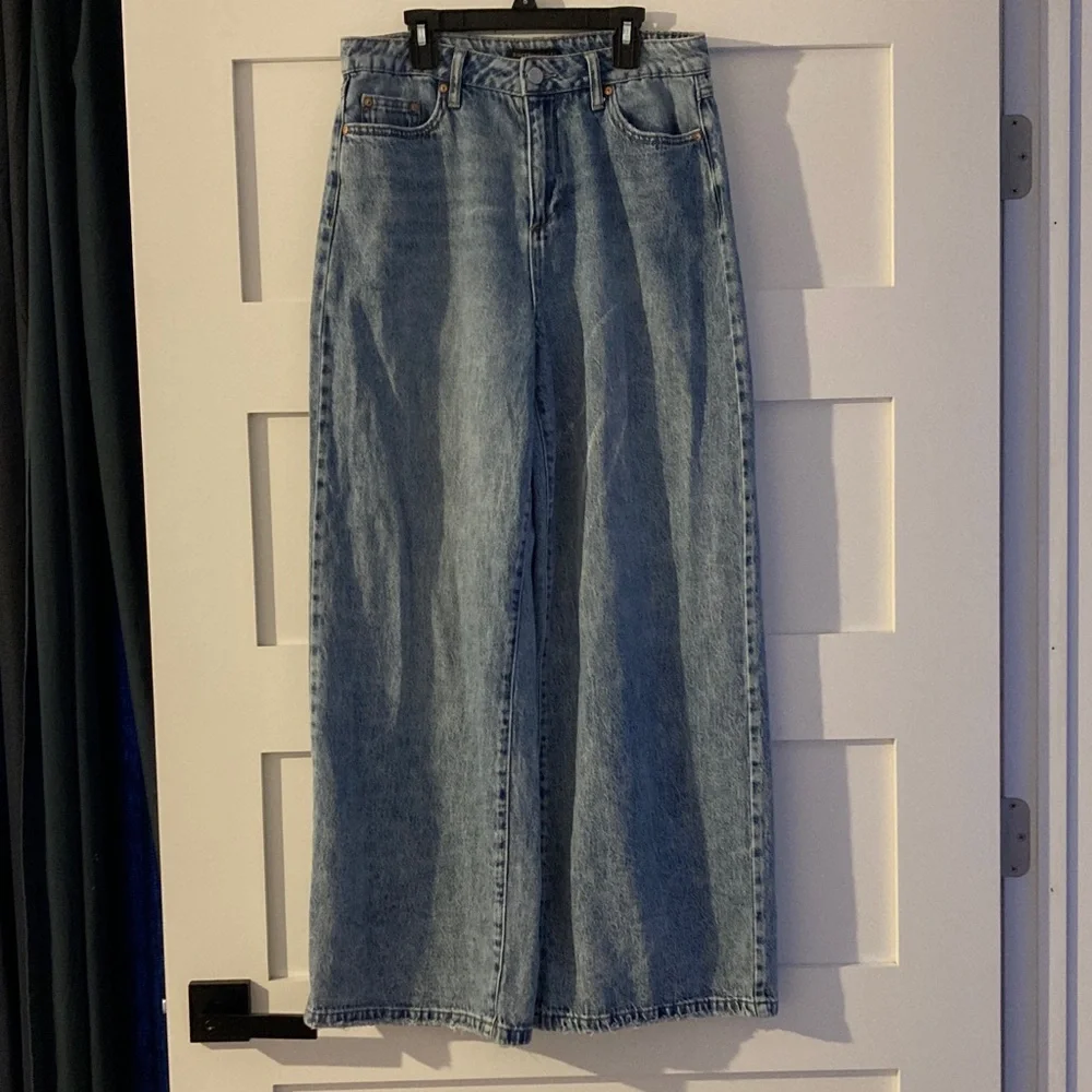 Sincerely Jules Wide Leg Jeans Women’s 9 Juniors Blue Denim Soft + Comfortable - Picture 5 of 7